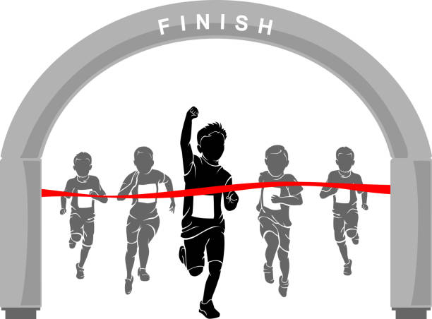 Running Contest Vector 14,300+ Wining Kid Stock Illustrations, Royalty-Free Vector Graphics ...
