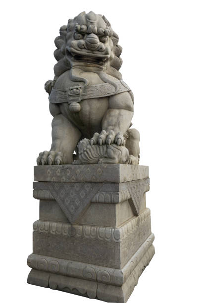 istock Stone lion from Oslo, Norway. ( The statue is situated in front of Norwegian parliament ). 1168954332