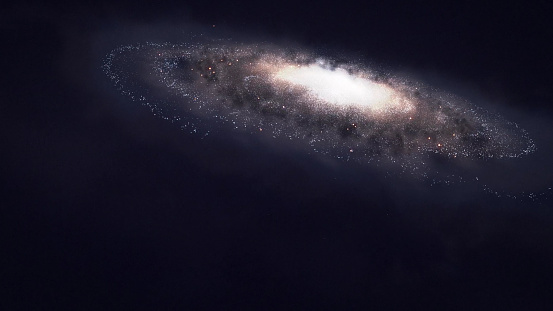 Galaxy model. Nasa Public Domain Imagery