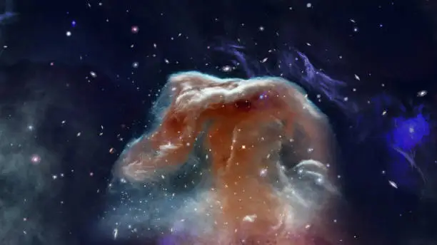 Horsehead Nebula. Digitally generated image. Nasa Public Domain Imagery