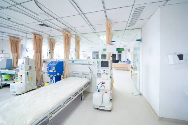 istock Shot of an empty hospital room 1168959214