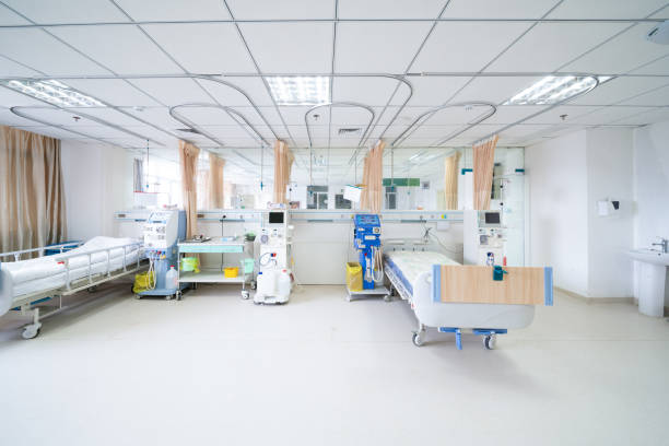 istock Shot of an empty hospital room 1168959228