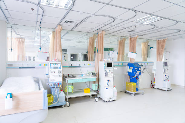 istock Shot of an empty hospital room 1168959368