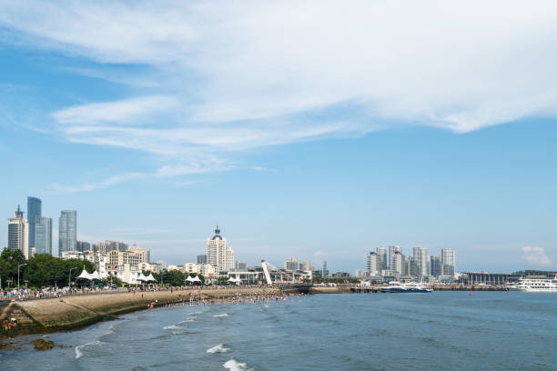 istock Coastal and Urban Skyline in Qingdao, China 1168961968