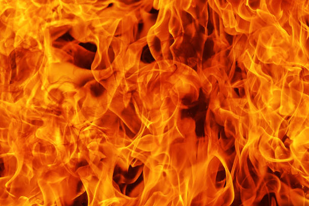 istock Igniting fire flame background and abstract, Detail of fire flame background and pattern 1168962011