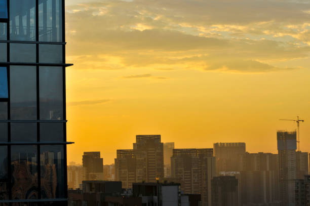 istock City skyline in sunrise,Chengdu,China 1168969413