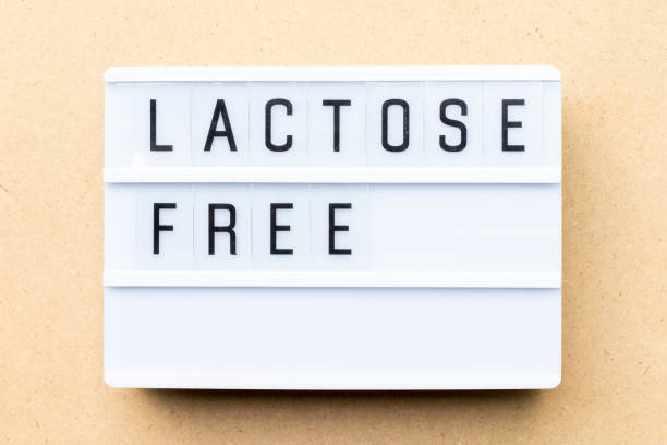 istock White lightbox with word lactose free on wood background 1168971548