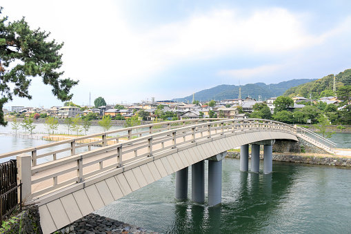 The Uji River (Ujigawa) which flows through Uji city