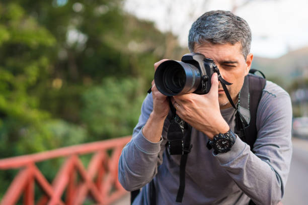 istock Paparazzi photographer in Petropolis, Rio de Janeiro 1168977609