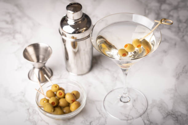 istock glass of martini on marble background 1168980222