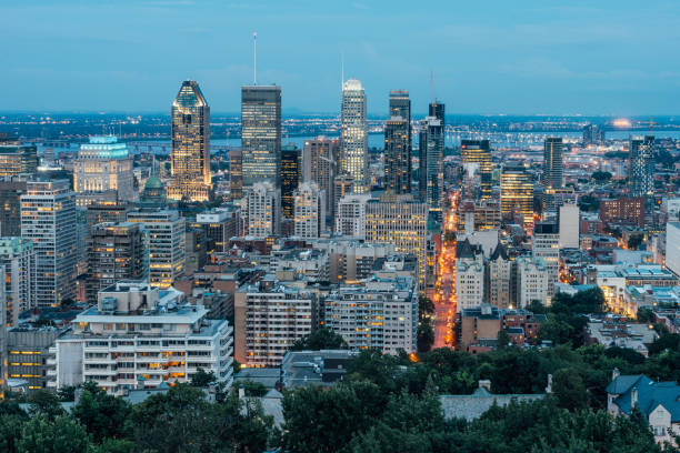 istock Montreal skyline at sunset 1168982867