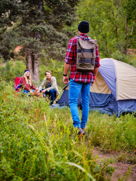 istock Young Adults Camping in the Wilderness 1168988863