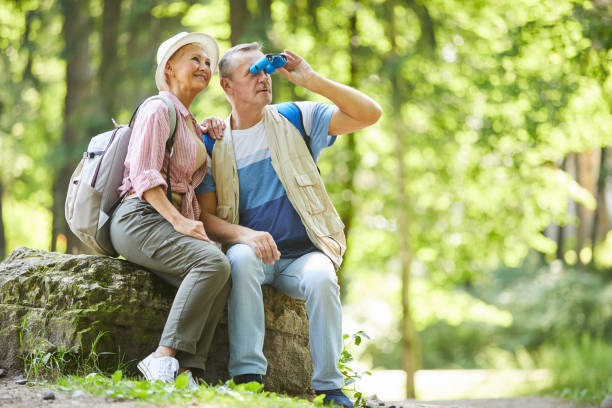 istock Senior couple enjoying the trip 1168989147