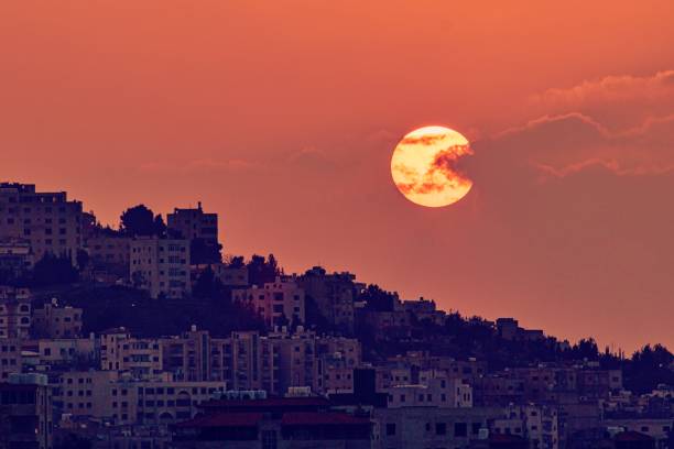 夕日 - amman ストックフォトと画像