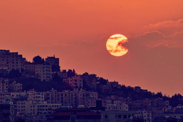 Sunsets Sunset views from Amman and Aqaba from Jordan amman pictures stock pictures, royalty-free photos & images