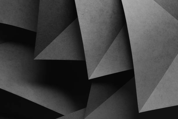 istock Background with geometric shapes of paper, composition abstract 1168993073