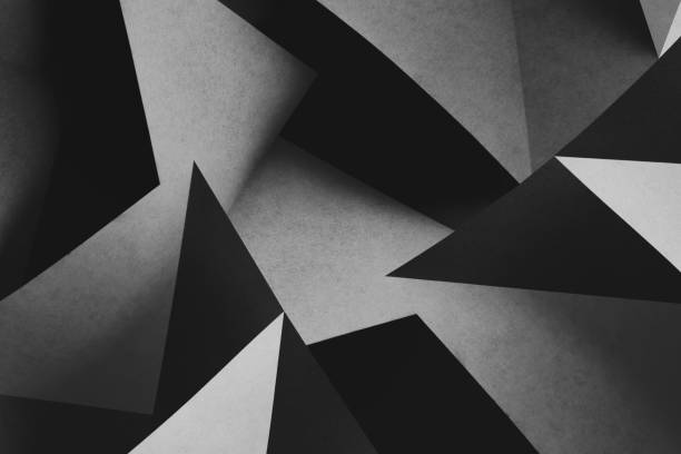 istock Background with geometric shapes of paper, composition abstract 1168993286