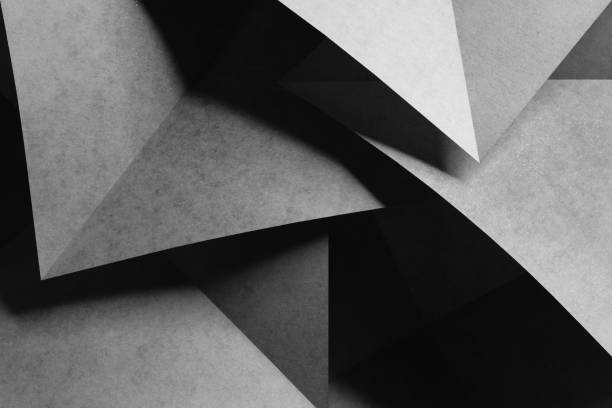 istock Background with geometric shapes of paper, composition abstract 1168993426