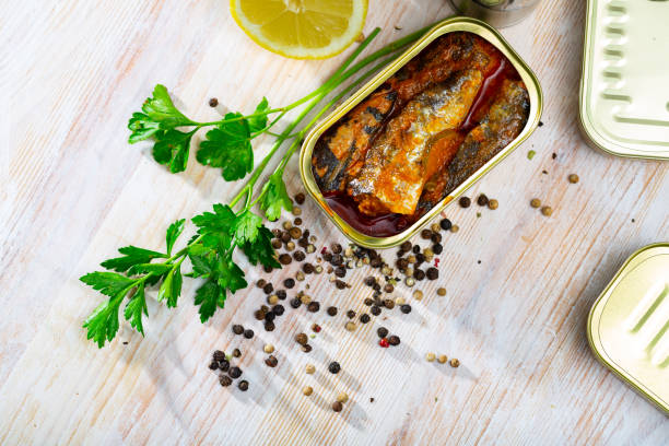 istock Canned spicy sardines 1168994206