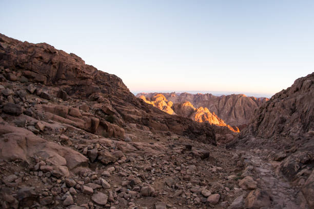 istock Mountains and rock formations in the sinai desert 1168996105