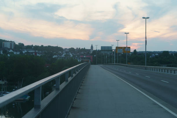 istock Soft calmness blue sunset in the city. 1168997127