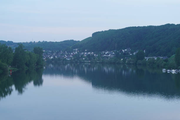 istock Soft calmness blue sunset in the city. 1168997141