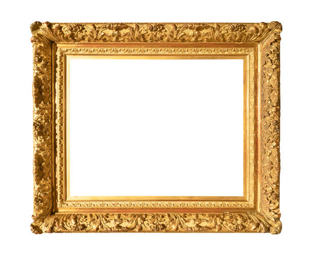 istock old wide baroque painting frame cutout 1168997210