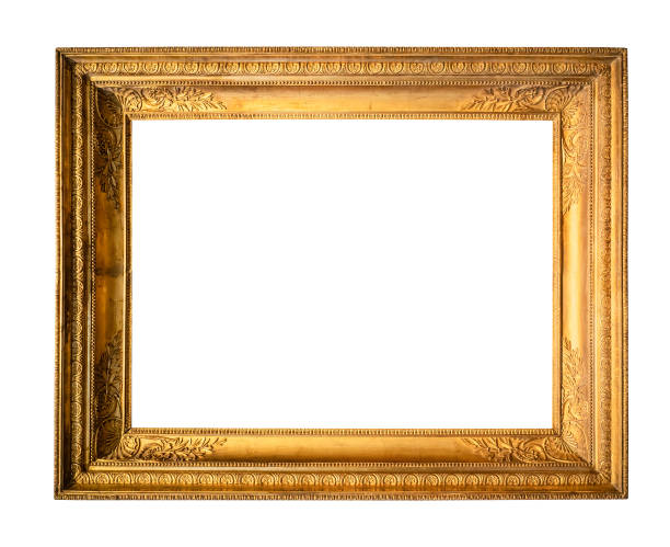 istock retro decorated wooden picture frame 1168997293