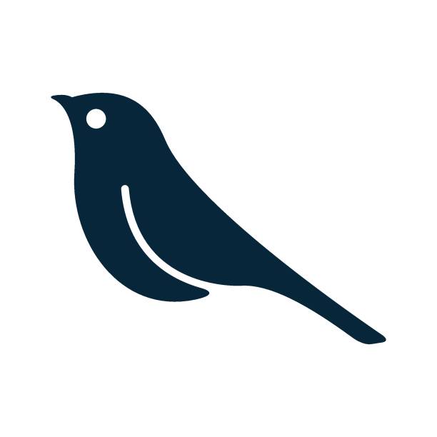ilustraciones, imágenes clip art, dibujos animados e iconos de stock de icono de pájaro - aves