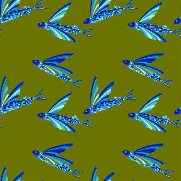Flying Fish Bitmap 170+ Flying Fish Cartoon Stock Photos, Pictures & Royalty-Free Images ...