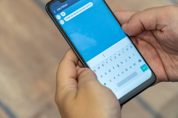 istock We should see other people text on a smartphone 1169004043