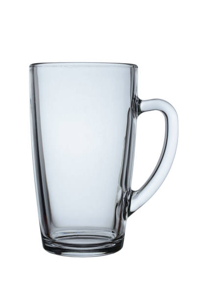 istock An empty glass cup for coffee or tea drinks. Isolated on a white background 1169004093
