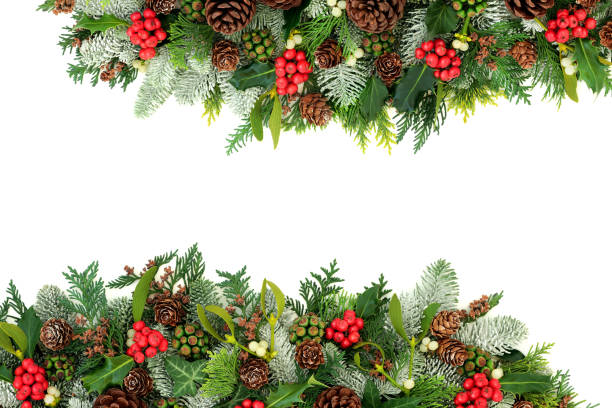 istock Winter and Christmas Background Border 1169009641