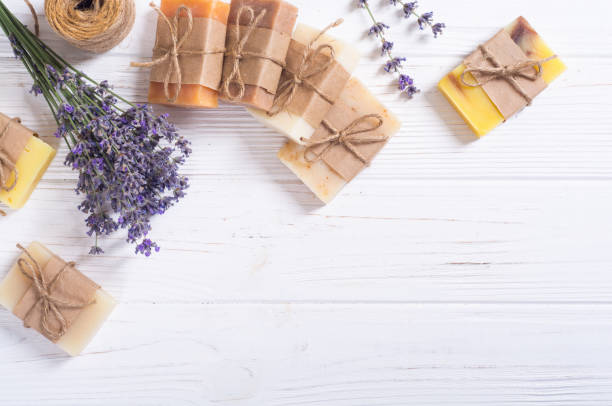 istock Handmade natural soap with laundry 1169019860