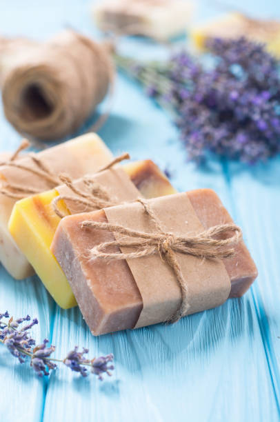 istock Handmade natural soap with laundry 1169019879