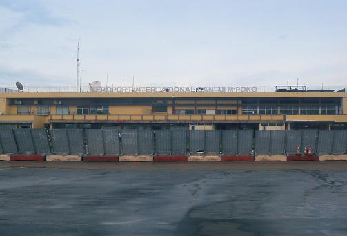 Bangui, Central African Republic: main terminal building of Bangui M'Poko International Airport (IATA: BGF, ICAO: FEFF)