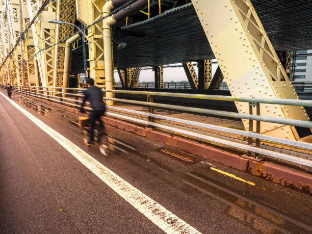Pedestrian lane on the Queensboro Bridge, New York City