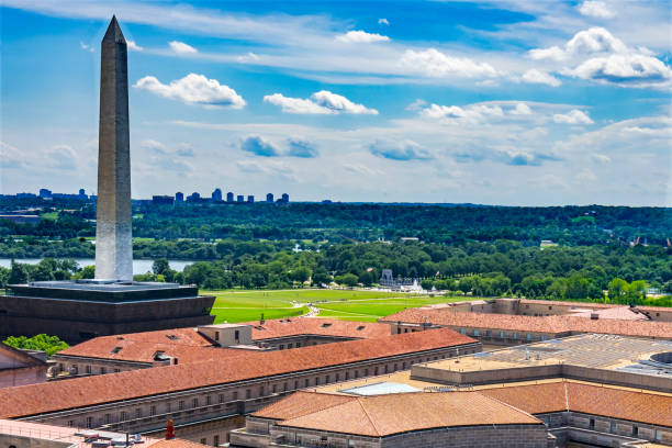istock Washington Monument EPA Orange Roofs Government Buildings Washington DC 1169031807