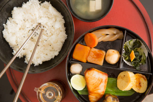 Traditional healthy Japanese breakfast