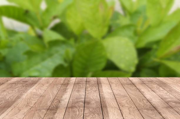 Old-looking  wooden ground