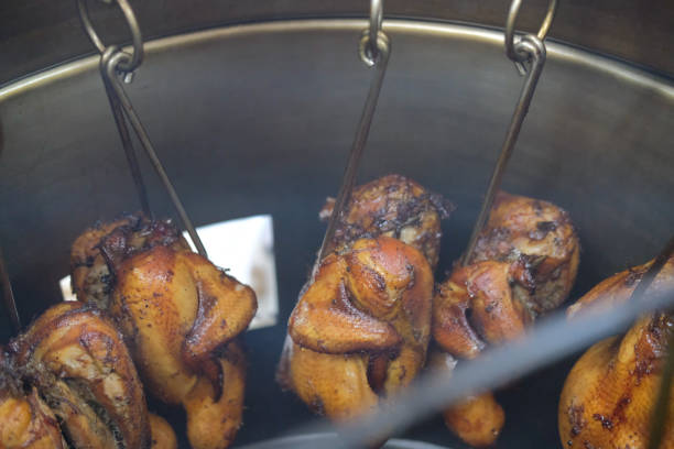 istock baking chicken in oven. baked roasted grilled chicken 1169042619