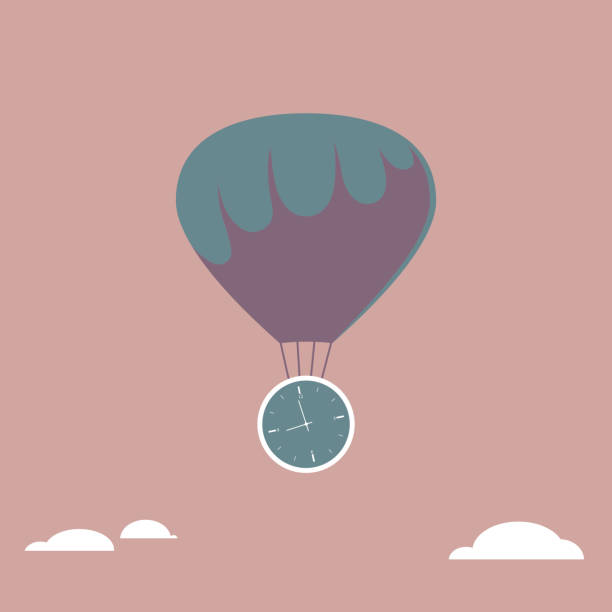 istock The transport clock uses a hot air balloon. 1169042773