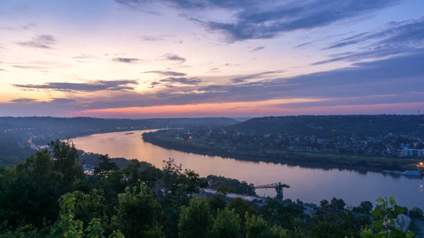 istock Sunrise Over the Ohio River 1169043695