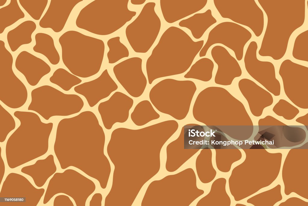 Giraffe Texture Pattern Seamless Illustration Background Stock Illustration  - Download Image Now - iStock