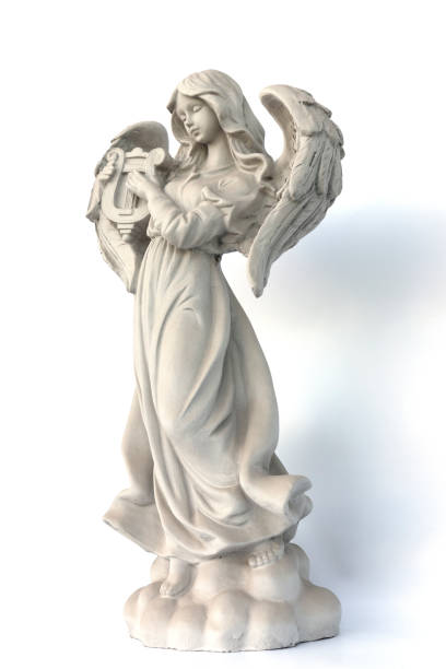 istock Fairy statue on the White Blackground 1169065117