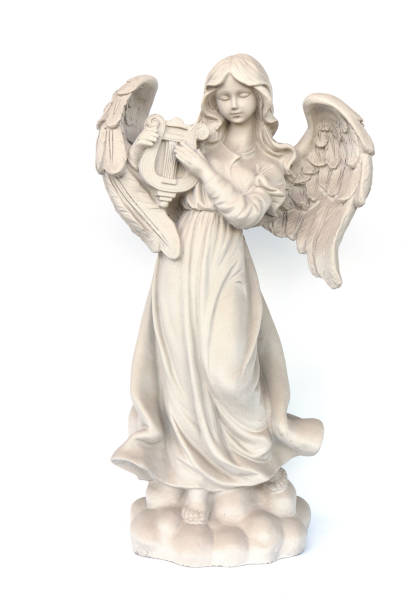 istock Fairy statue on the White Blackground 1169065127