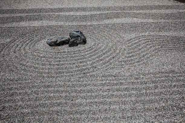 Rock Garden in a Japanese style garden.