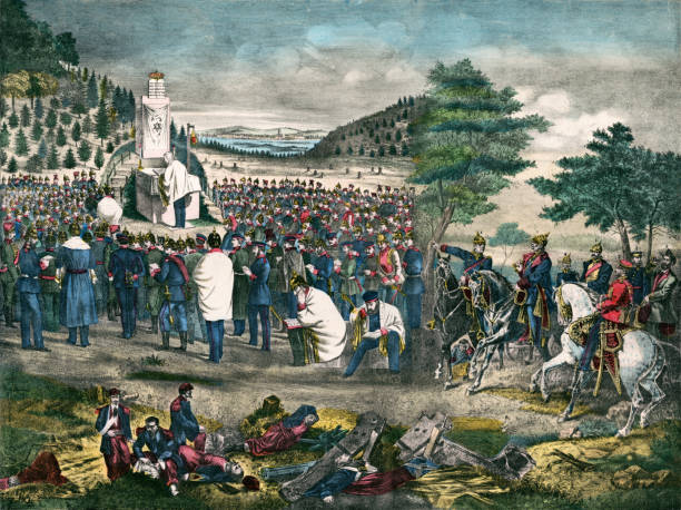 yom kippur, день искупления во время франко-прусской войны - prussia stock illustrations