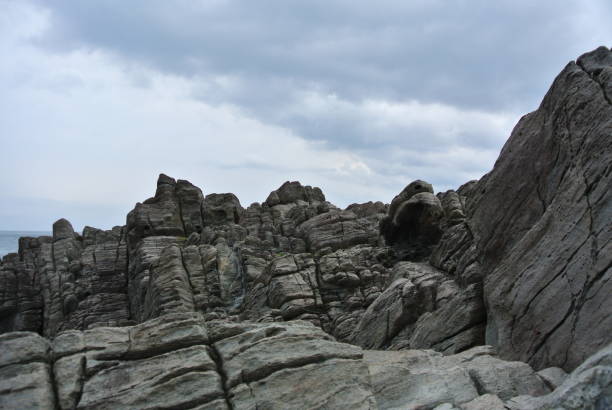 istock Andesite on the coast 1169093256