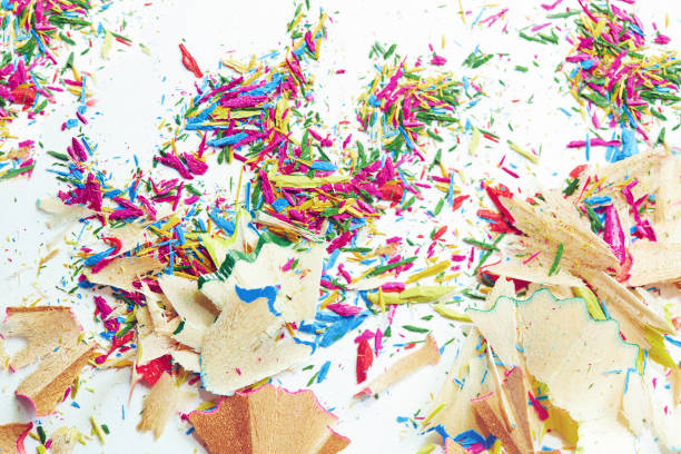 istock Colored pencils trash. Close-up horizontal photo 1169093315